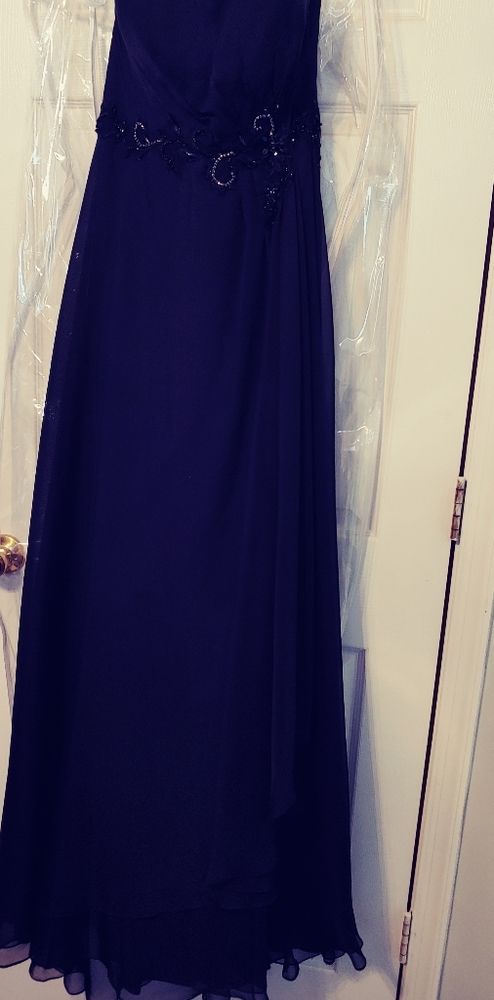 Black strapless size 4